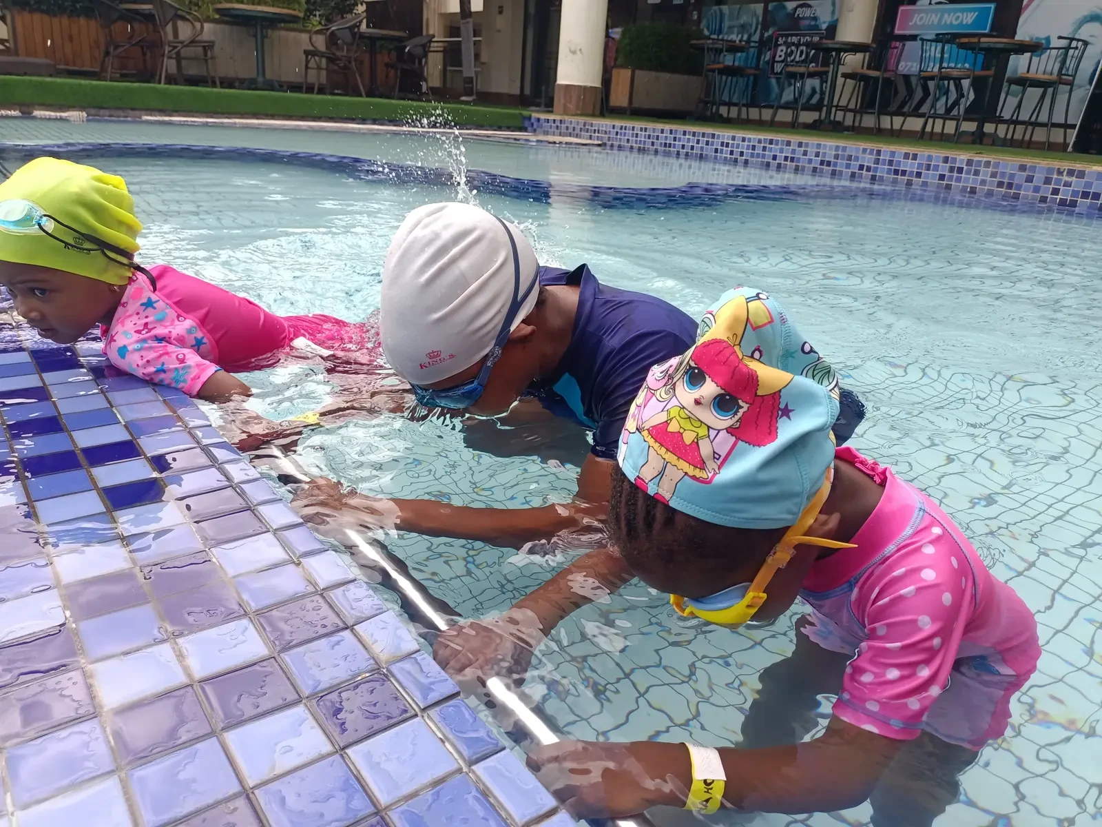 Swimming at Zahari School