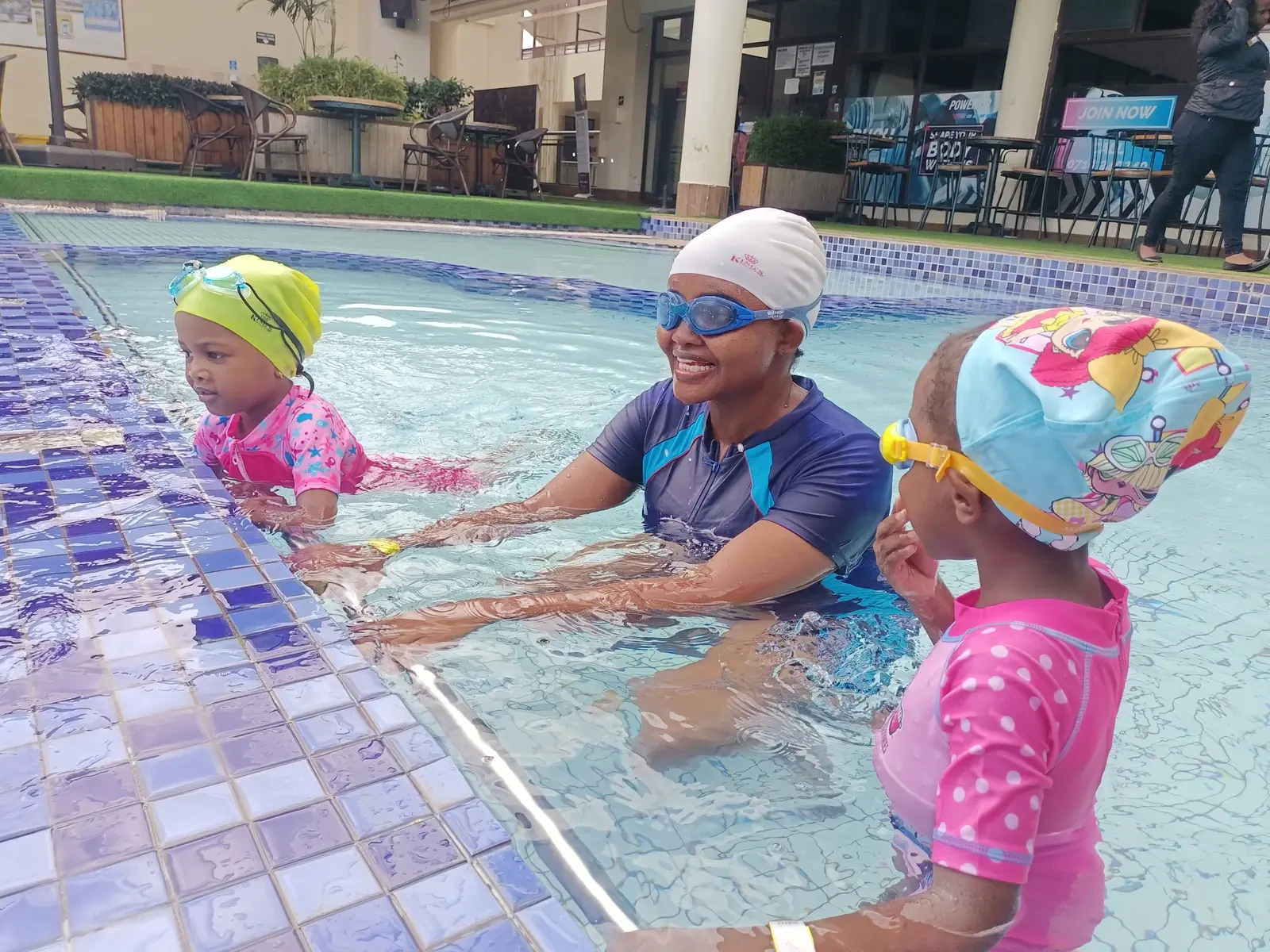 Swimming at Zahari School