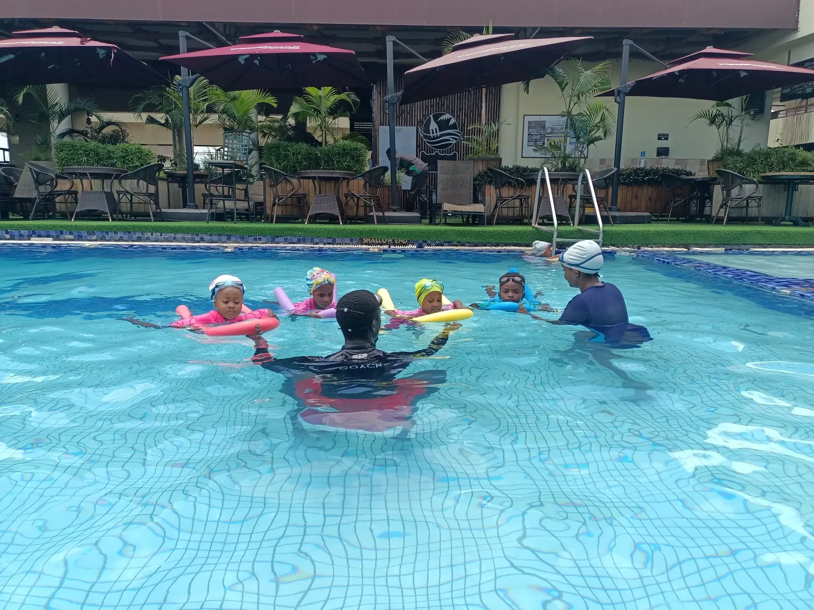 Swimming at Zahari School