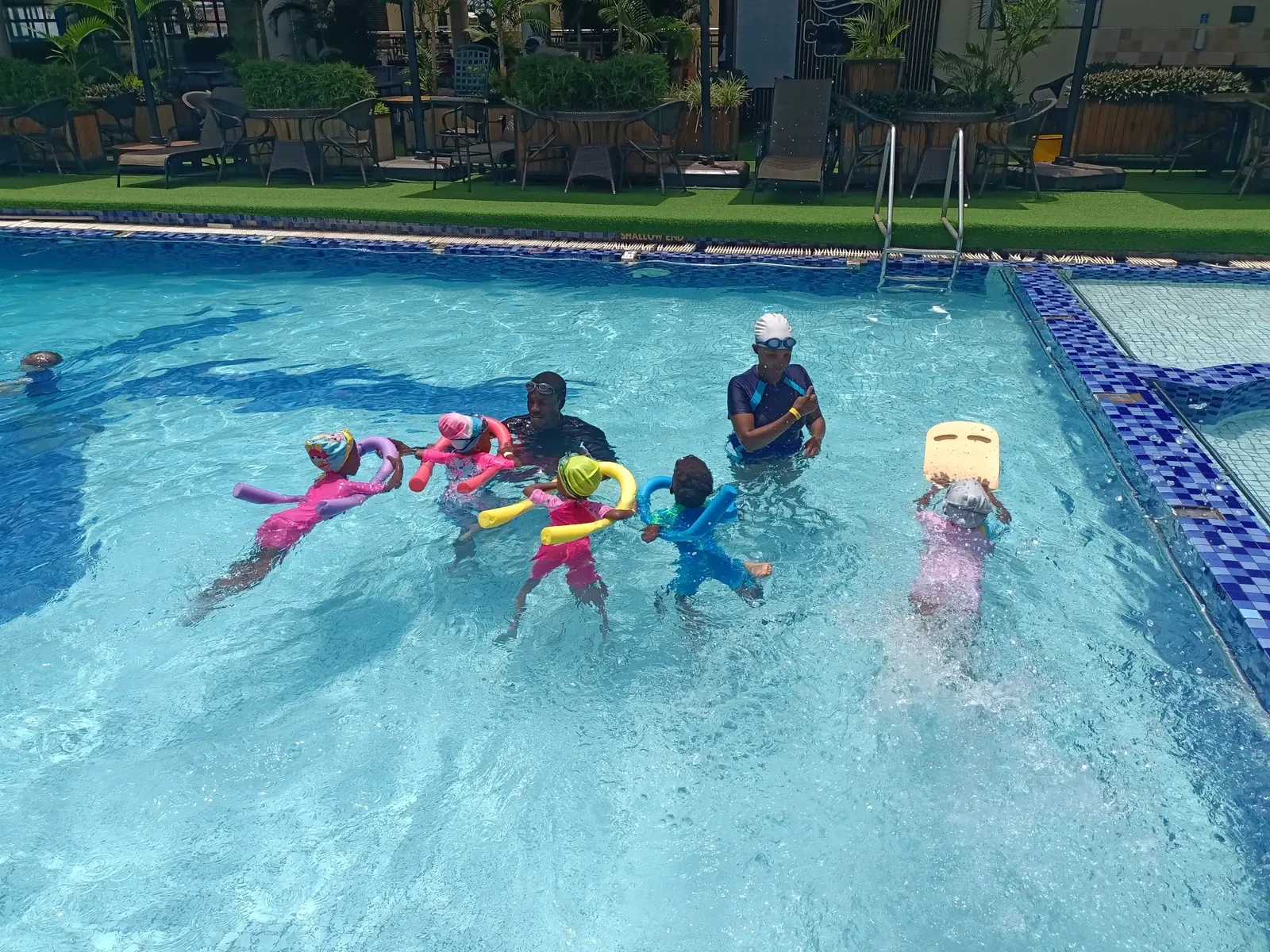 Swimming at Zahari School