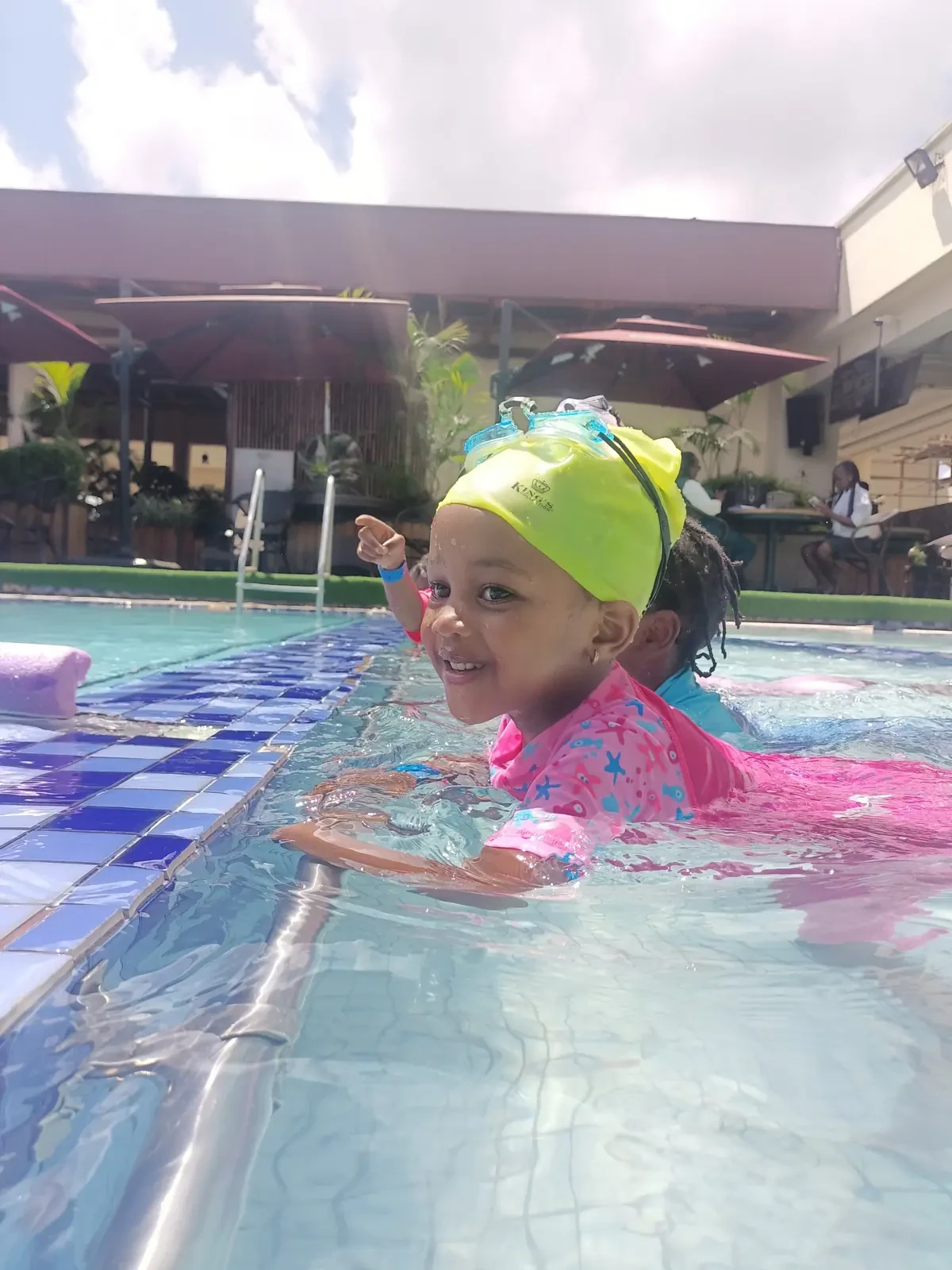 Swimming at Zahari School