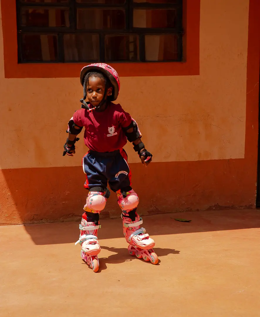 Skating at Zahari School
