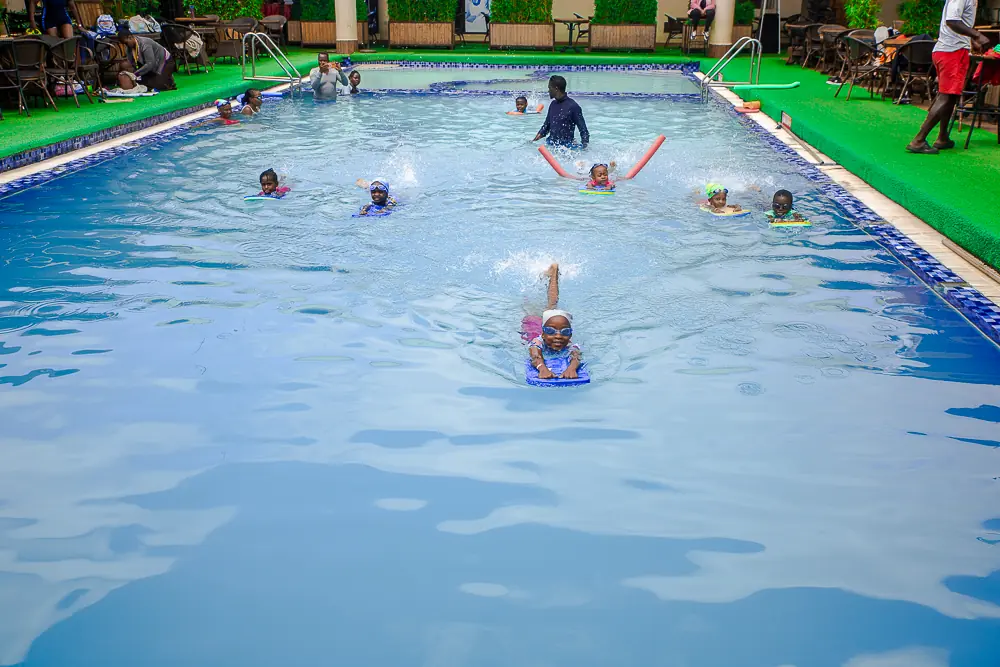 Swimming at Zahari School