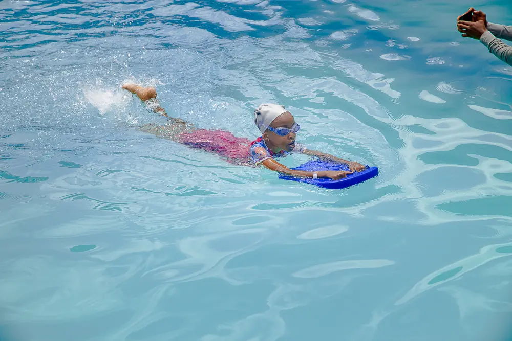 Swimming at Zahari School