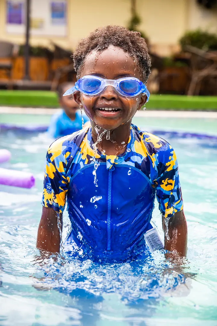 Swimming at Zahari School